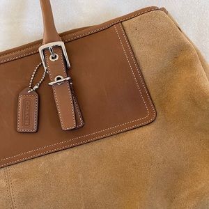 Coach Suede Large Weekender Bag